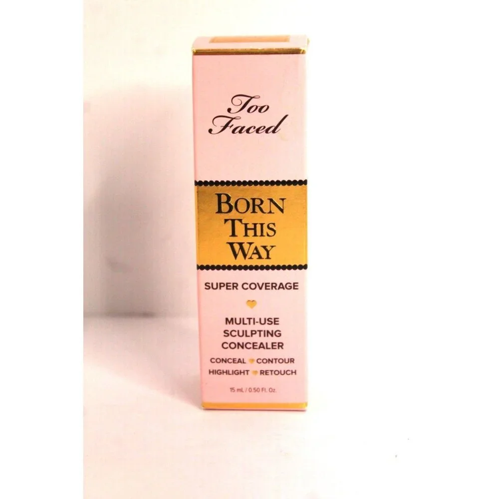 Too Faced Born This Way Super Coverage Multi-Use Sculpting Concealer 0.50 oz NIB